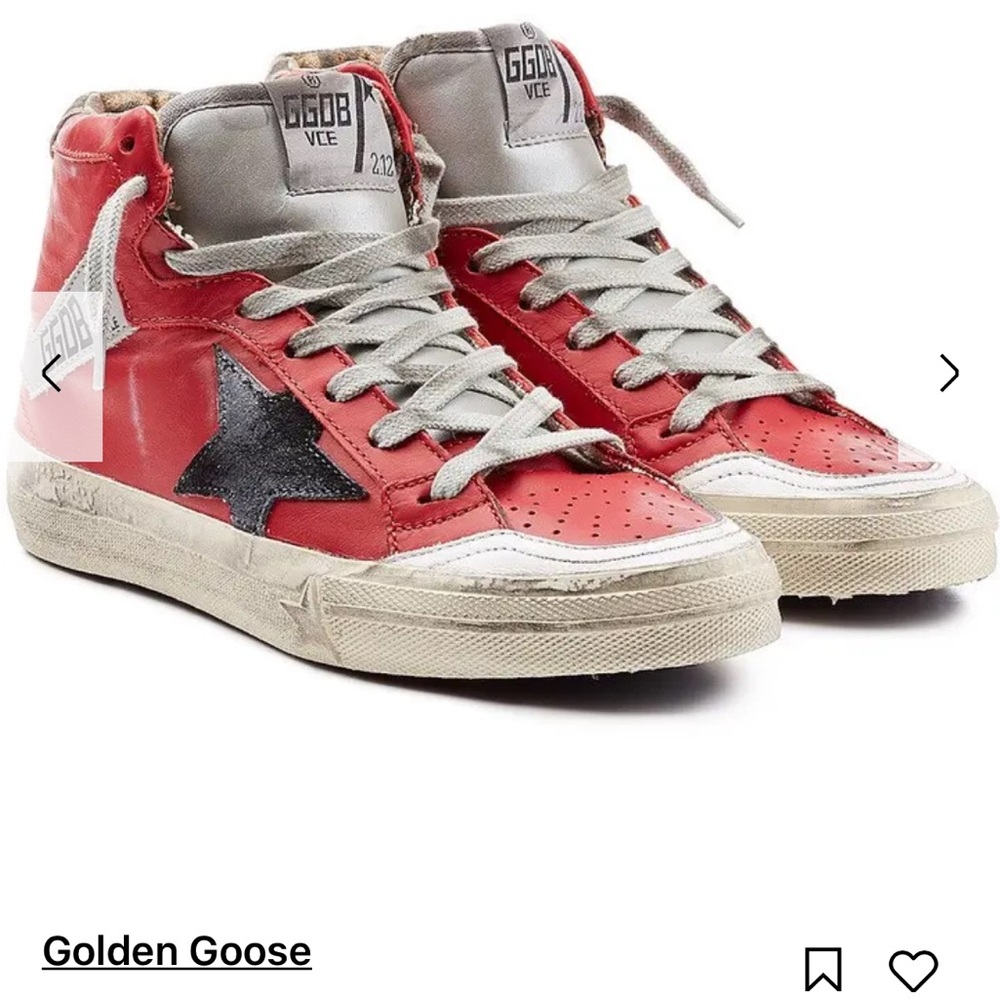 Golden Goose Red Sneakers